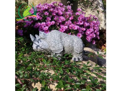 4381 7281 nosorozec seda zula sirka 15 cm vyska 15 cm delka 27 cm