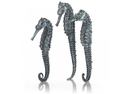 4637 7644 biorb set cernych morskych koniku seahorse 3 pack metallic black 55064