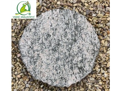 3183 8998 slapak z prirodniho kamene zula do tmave sede prumer 20cm sila 3 cm