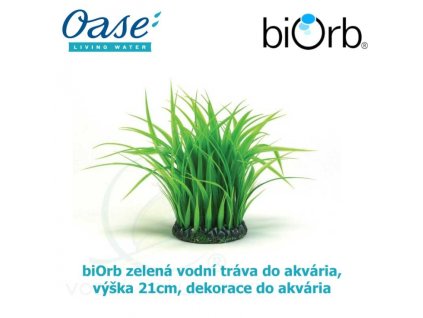 3681 6265 biorb zelena vodni trava do akvaria vyska 21cm dekorace do akvaria