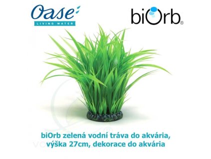 3682 6266 biorb zelena vodni trava do akvaria vyska 27cm dekorace do akvaria