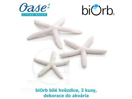 3684 6269 biorb bile hvezdice 3 kusy dekorace do akvaria