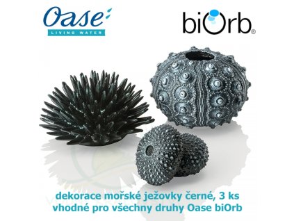 4462 7416 biorb jezovky cerne 3 kusy dekorace do akvaria 48365