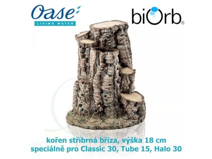 4456 7410 biorb koren stribrna briza vyska 23 cm dekorace do akvaria 48358
