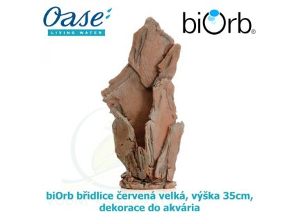 3612 6119 biorb bridlice cervena velka vyska 35cm dekorace do akvaria