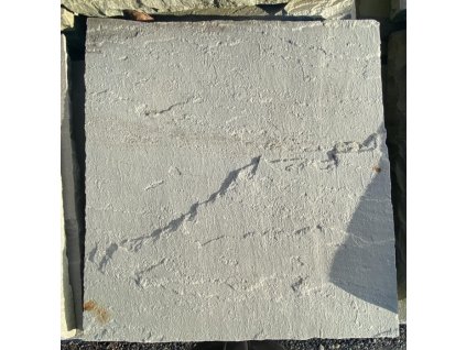 5222 9067 slapak z prirodniho kamene sedy bily 40x40cm sila 4 cm