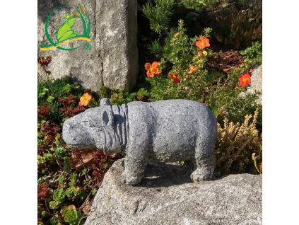 4383 7283 hroch seda zula sirka 10 cm vyska 15 cm delka 25 cm