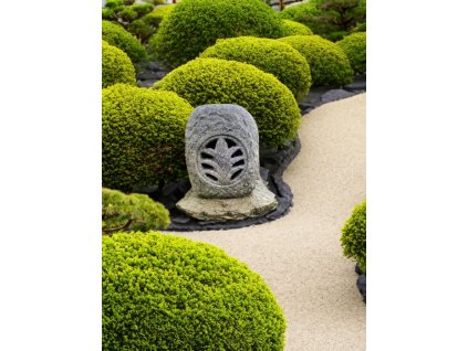 5186 8883 moderni japonska lampa s motivem kukurice vyska 47 cm