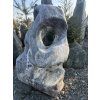 Soliter Boulder Mramor, 140x89x80 cm, bílo-šedo-černá, Thajsko