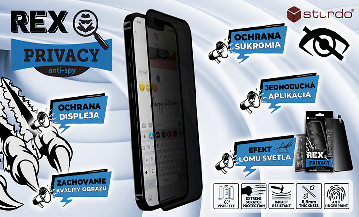 Ochranné sklá PRIVACY s filtrom ochrany súkromia