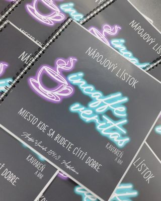 Tlač nápojových lístkov