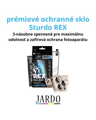 Nové prémiové ochranné sklá Sturdo REX 🤩 z trojnásobne spevneného tvrdeného skla pre maximálnu odolnosť proti nárazom a...