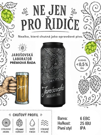 Jarošovská nealko IPA: nealko pivo s chutí a charakterem