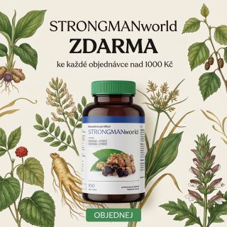 💪 Podpořte výkon, energii a vitalitu 🔥 STRONGMANworld ZDARMA 🔥 ke každé objednávce nad 1.000 Kč Energie, vitalita a síla -...