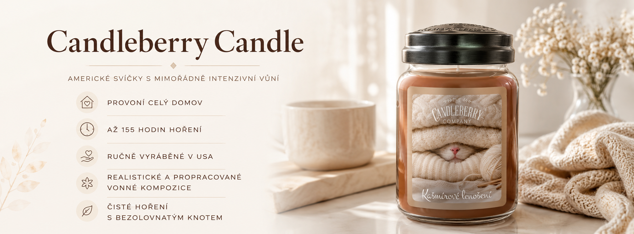 Candleberry Candle svíčky vonné 1