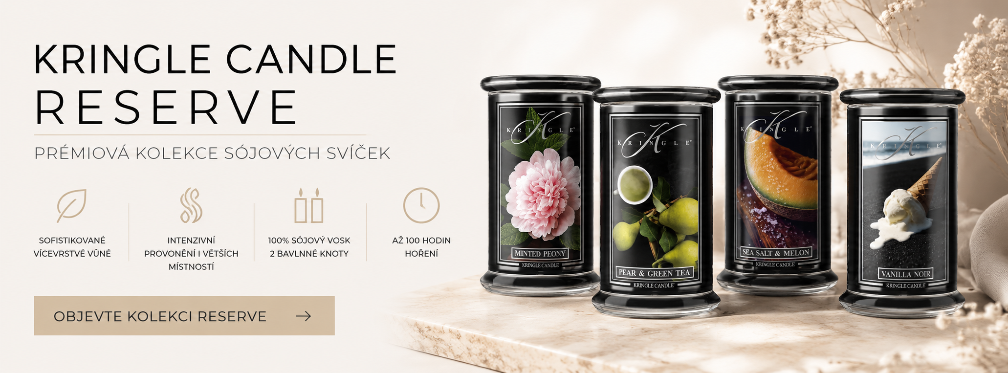Kringle Candle svíčky RESERVE 2026