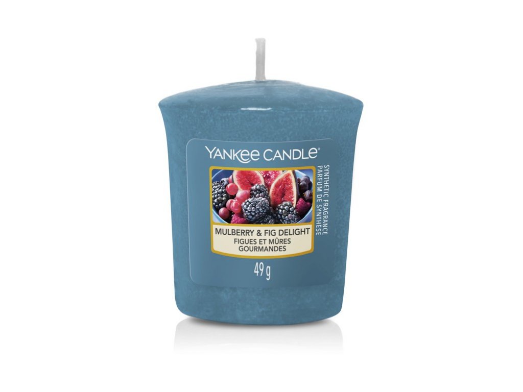Yankee Candle Vonná Svíčka Votivní Mulberry & Fig Delight, 49 g