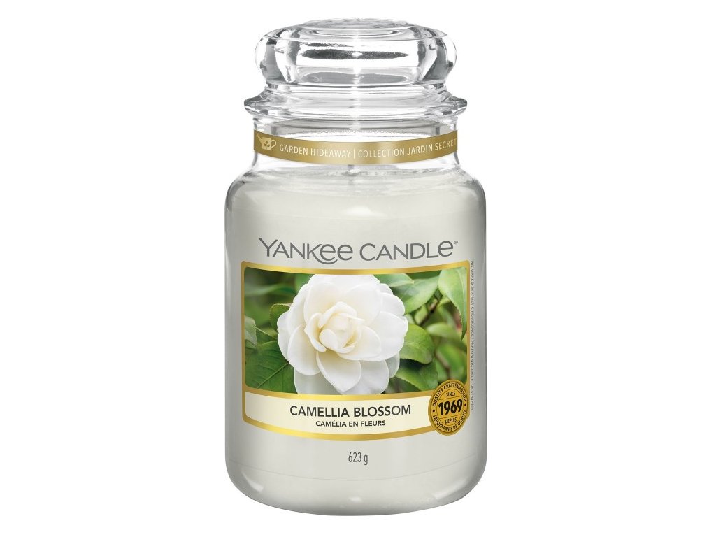Yankee Candle Vonná Svíčka Camellia Blossom classic velký, 623 g SLEVA