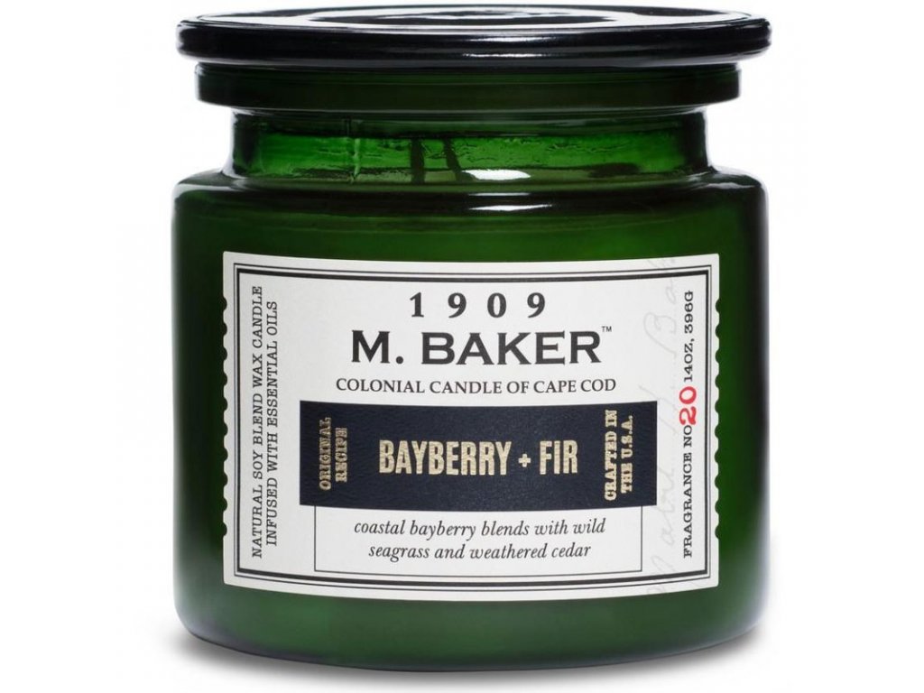 pol pl Colonial Candle M Baker duza sojowa swieca zapachowa w sloju 14 oz 396 g Bayberry Fir 8621 3