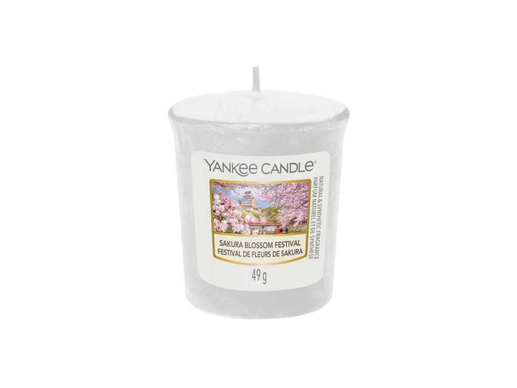 yankee candle 1633563e sakura blossom festival sampler votive candle