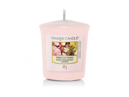 Yankee Candle Vonná Svíčka Votivní Fresh Cut Roses, 49 g