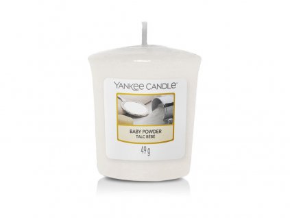 Yankee Candle Vonná Svíčka Votivní Baby Powder, 49 g