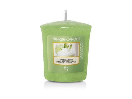 Yankee Candle Vonná Svíčka Votivní Vanilla Lime, 49 g