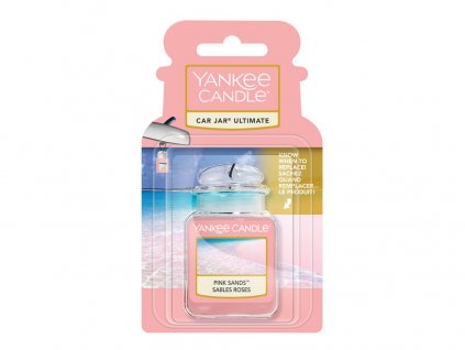 Yankee Candle Pink Sands Gelová aroma visačka do auta, 1 ks