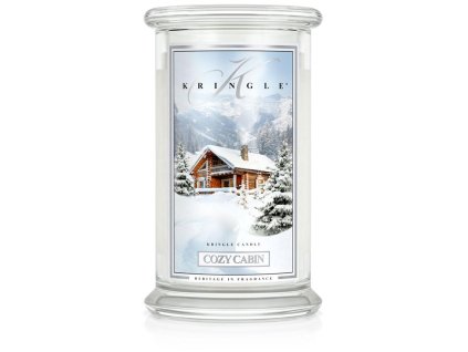 Kringle Candle svíčka Cozy Cabin (sójový vosk), 623 g