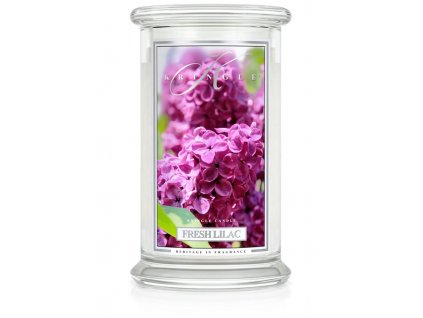 Kringle Candle svíčka Fresh Lilac (sójový vosk), 623 g