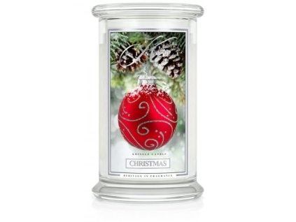 Kringle Candle svíčka Christmas (sójový vosk), 623 g