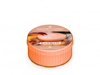 Country Candle Vonná Svíčka Peach Bellini, 35 g