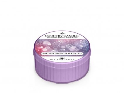 Country Candle Vonná Svíčka Snowflakes Glistening, 35 g