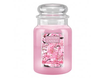 Country Candle Vonná Svíčka Cherry Blossom, 652 g SLEVA - 2 jakost