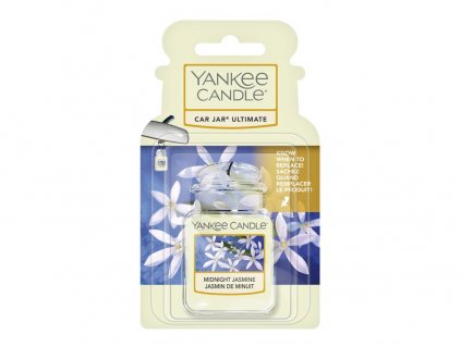 Yankee Candle Midnight Jasmine Gelová aroma visačka do auta, 1 ks