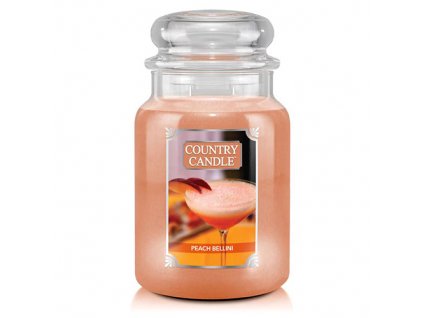 Country Candle Vonná Svíčka Peach Bellini, 652 g