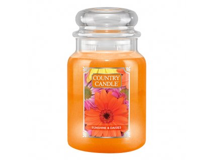 Country Candle Vonná Svíčka Sunshine & Daisies, 652 g