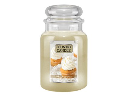 Country Candle Vonná Svíčka Vanilla Cupcake, 652 g
