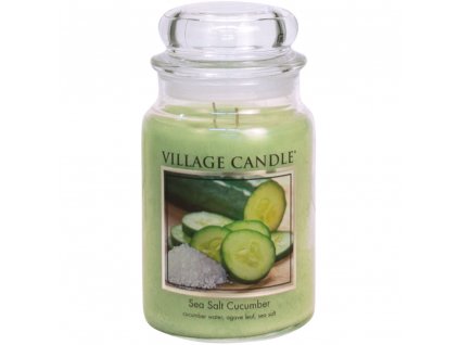 sea salt cucumber large apothecary candle 4260073