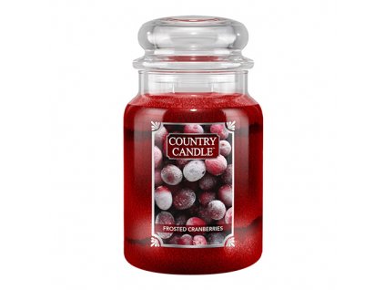 Country Candle Vonná Svíčka Frosted Cranberries, 652 g