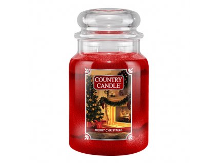 Country Candle Vonná Svíčka Merry Christmas, 652 g