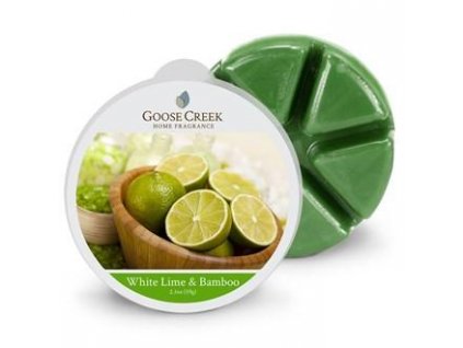 Goose Creek Candle Vonný Vosk Bílá limonáda s bambusem - White Lime and Bamboo, 59 g