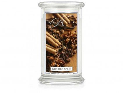 Kringle Candle svíčka Kitchen Spice (sójový vosk), 624 g