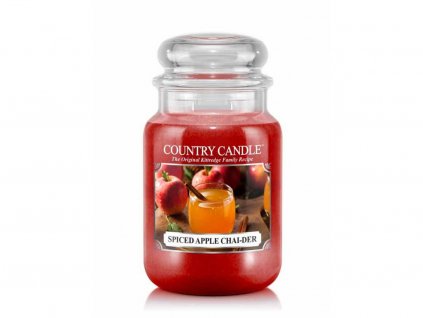 Country Candle Vonná Svíčka Spiced Apple Chai-Der, 652 g