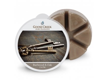 Goose Creek Candle Vonný Vosk Prasklé dřevo & dub - Burlwood & Oak, 59 g