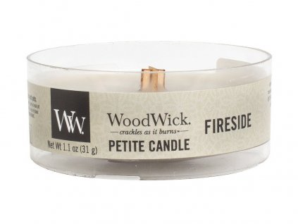 WoodWick Svíčka Petite Fireside, 31 g