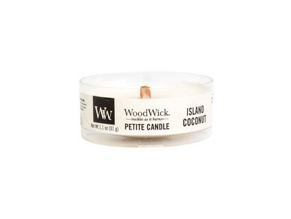 WoodWick Svíčka Petite Island Coconut, 31 g