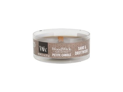 WoodWick Svíčka Petite Sand & Driftwood, 31 g