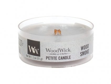 WoodWick Svíčka Petite Wood Smoke, 31 g