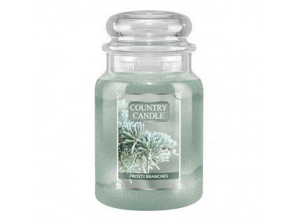 Country Candle Vonná Svíčka Frosty Branches, 652 g